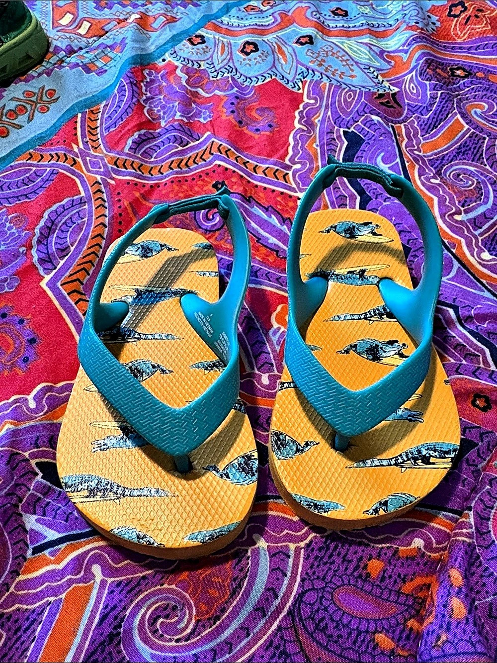 Havaianas Top Flip Flop Animal Print Flip Flops US 6 Like New
